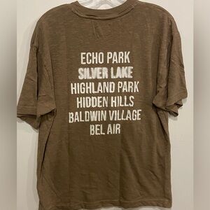 Pacsun Brown Los Angeles Graphic Tee
